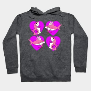 Valentine Sharks Hoodie